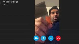 amandeep singh on cam MASTURBATING!