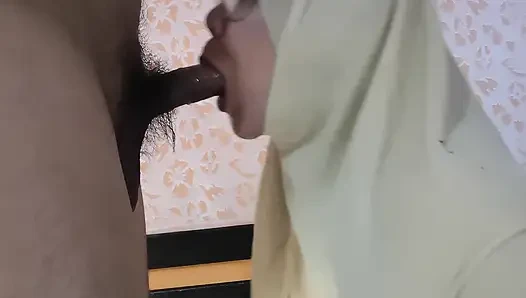 The teacher intended to teach the students the work, but in the end, the teacher gave up because the student's was too big.