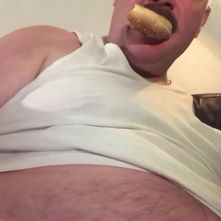 Burger in My Mouth & Dildo in My Ass