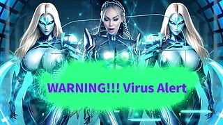 Waarschuwing!!! Virus Alert - de gegevensvernietiging van de Trojaanse meesteres