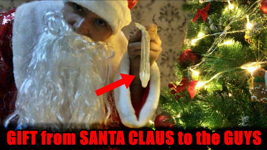 Bad papai noel lhe dá esperma quente para o natal !!! conversa suja! cosplay