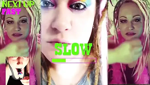 Sei mit sperma glasiert wie ein hübscher Donut JOI CEI-Spiel mit der Göttin Lana