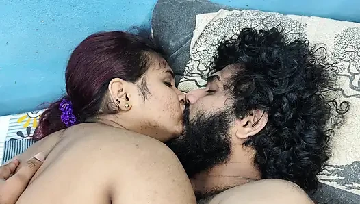 Hot deep lip lock in nude romance