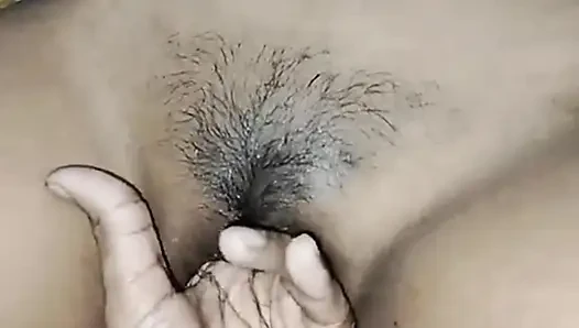 Pooja put her hand in his wife's pussy and her pussy exploded.