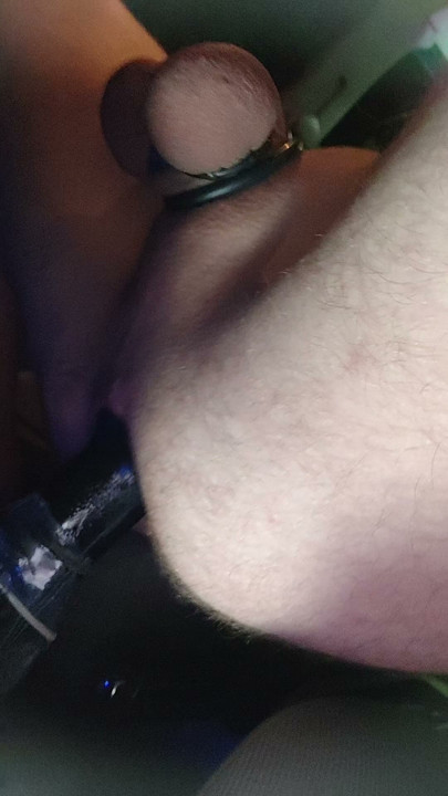 Gearstick in ass