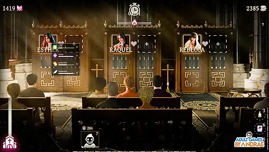Gameplay mesra adik tiri bagian 14 - rebecca memegang kunci di dalam memeknya