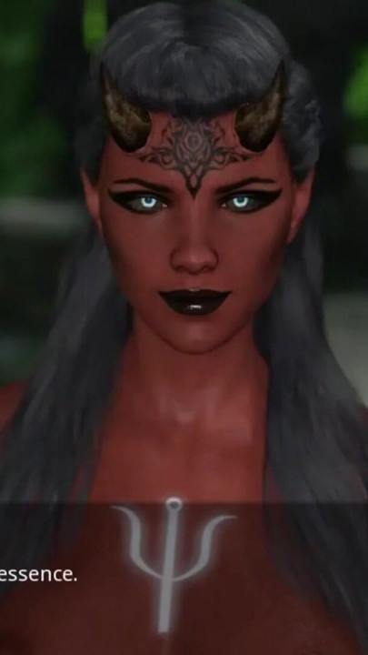 Orta yaşlı seksi kadın iblis kraliçe yarağımı emdi - karanlık ayini tamamladı! | Klip 1