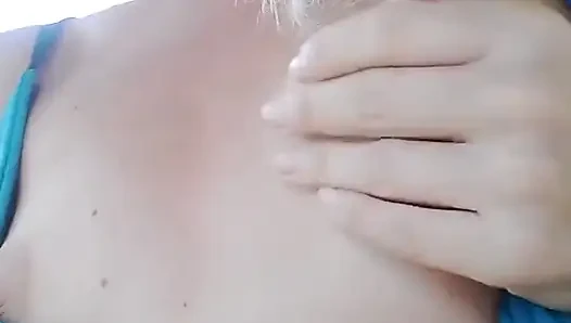 Playing, Squirting at the Balcony