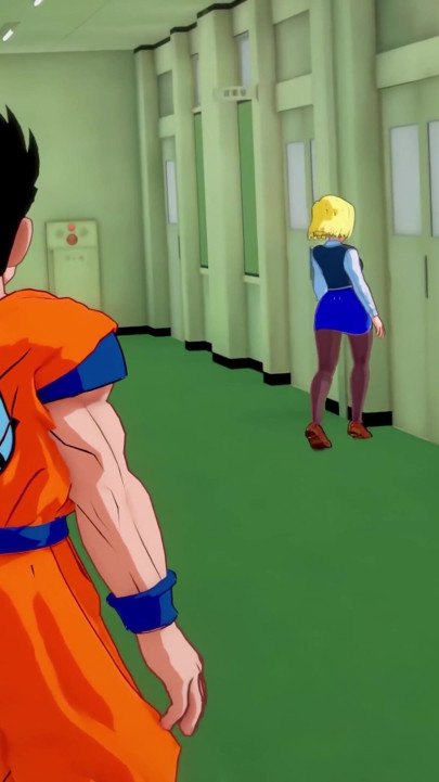 Android 18 üniversitede Gohan için dans ediyor - Dragon Ball Zex Serisi | Klip 1