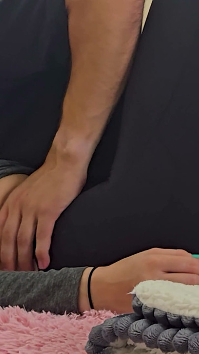 I Held My Stepbrothers Hand While I Sucked His Cock