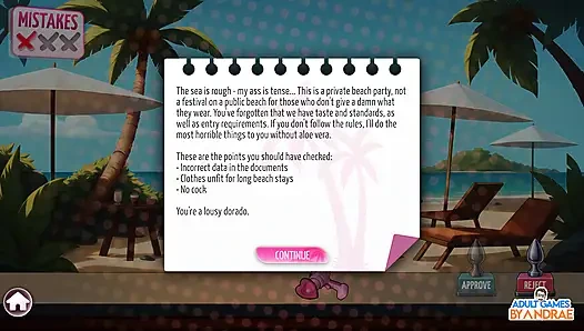 Ep2: Tag 2: Strandaktivitäten - Futa Zone Lewd Control