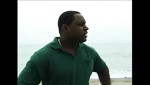 Workout on the Beach with Huge Cocks to Lick