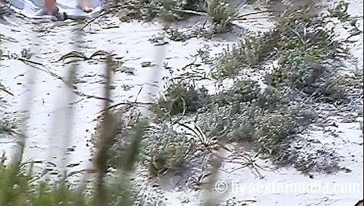 Sexy MILF Naked on the Nudist Beach