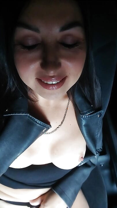 I took my clothes off in the car for the first time