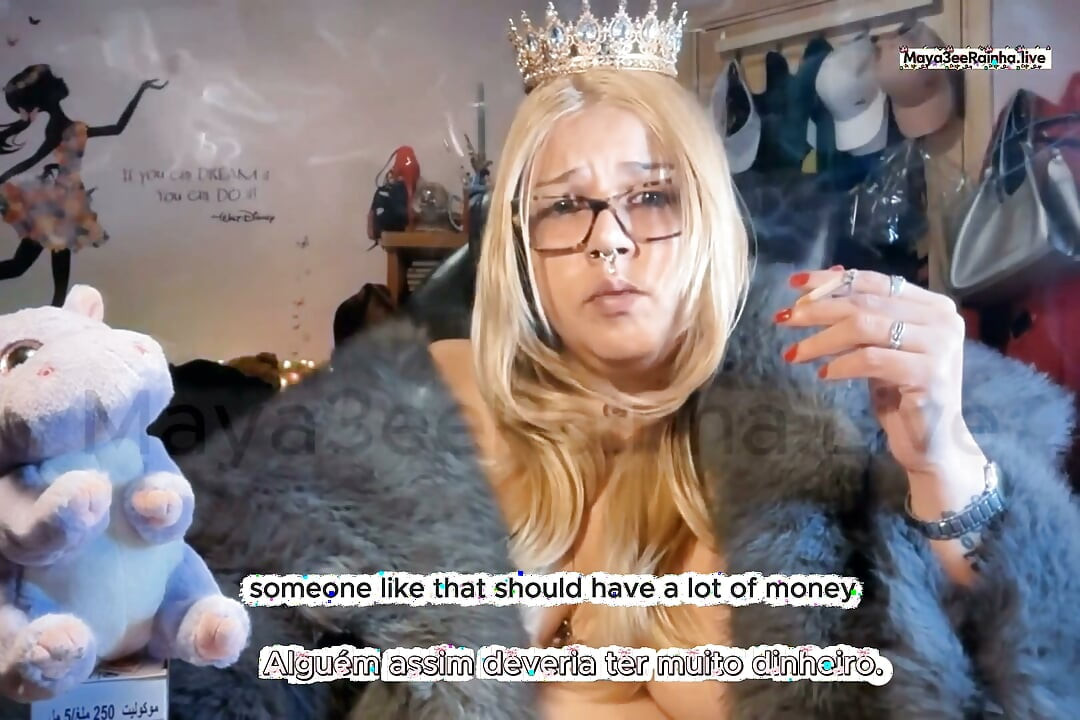 Diamonds on My Lips Bunda Fatal in Your Face - Come Chainsmoke with the BBW Brazilian MILF Goddess