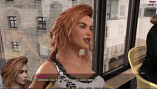 Haley hikayesi #18 - Johannes adriana ve haley'i aynı anda sikiyor