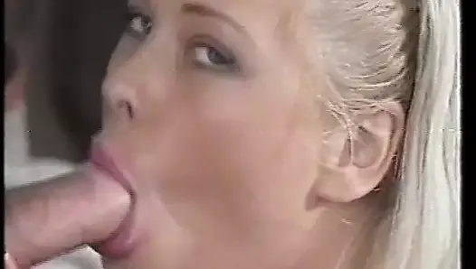 Danish blonde sucks dick, gets fucked, and cummed in mouth