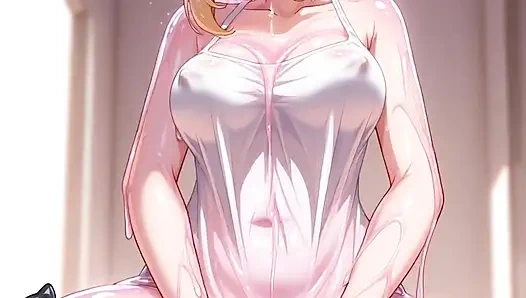 Королевство и гриб для блондинки-принцессы, сладкая как персик