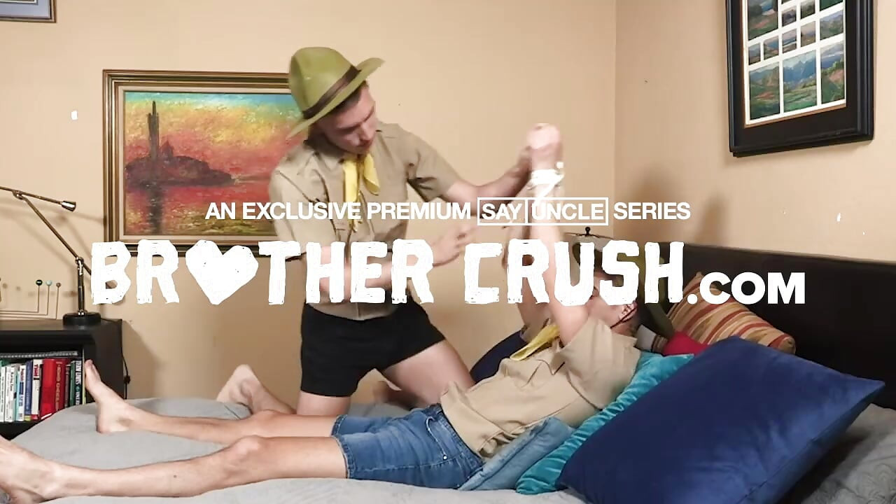 Mission leader stepbrother ward jerks off on camera to release the tension