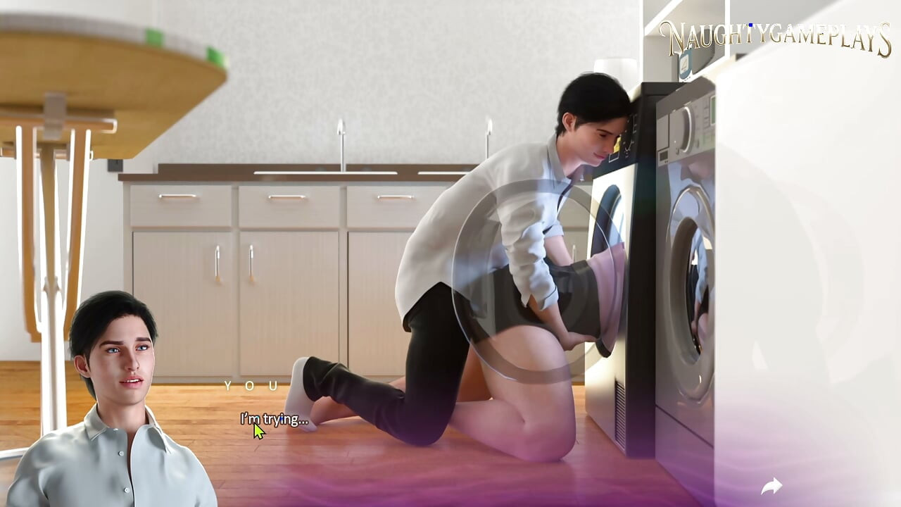 Enteado fode madrasta enquanto ela está presa na máquina de lavar - Apocalust Parte 04 Por psicodelusional - 3D Game Replay