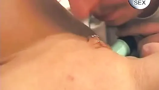 Pierced Pussy Teen From Germany Got Big Load on Her Cute Face