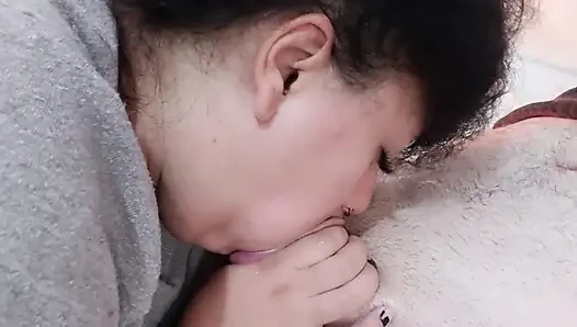 POV OF THE WETTEST AND GREEDIEST BLOWJOB IN THE WORLD, SHE IS THIRSTY