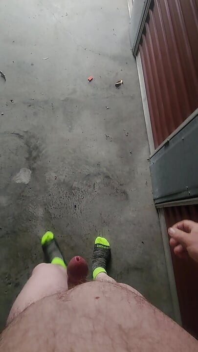 Almost Caught Enjoying the Storage Unit