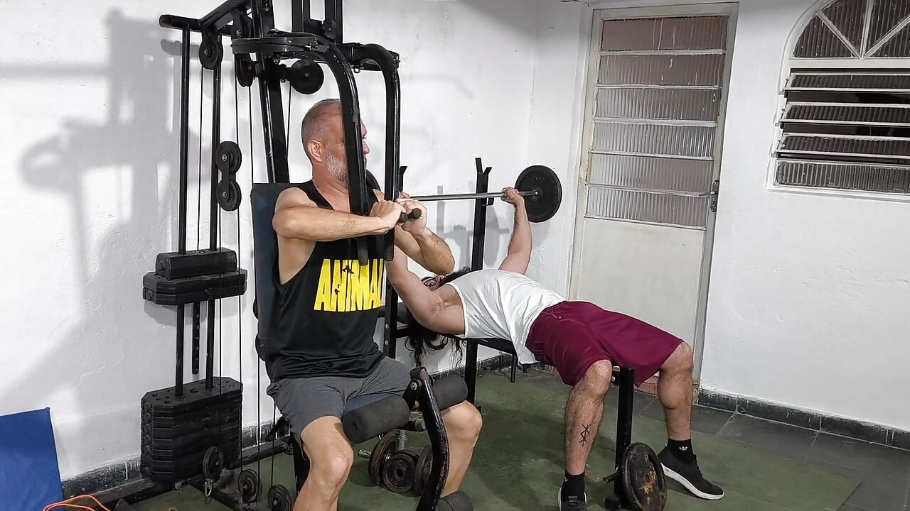 Opaidocarmona and His Friend in a Brotherhood at the Gym