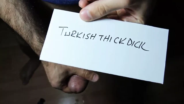 My Dick, Masturbation