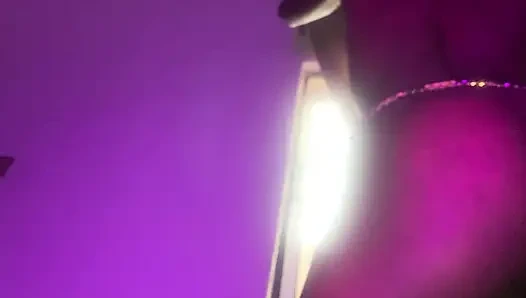 Hot ebony  shows of her twerking skills POV close up part 1