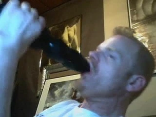 deepthroat on dildo