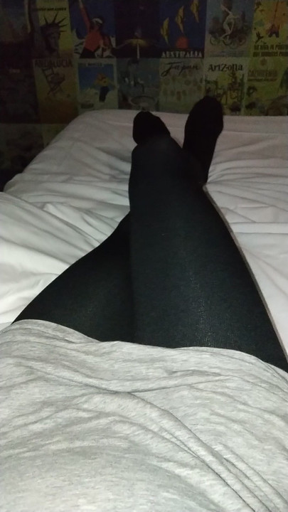 Alone in my bed.