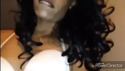Cute Latina Cums While Riding