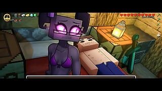 Minecraft horny craft (Shadik) - parte 63-64 - el final pero trío de Loveskysan69