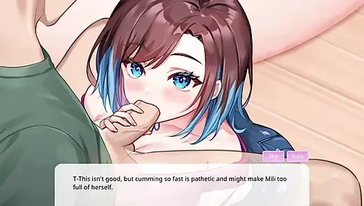 Haruka gives the greatest Asian blowjobs while horny