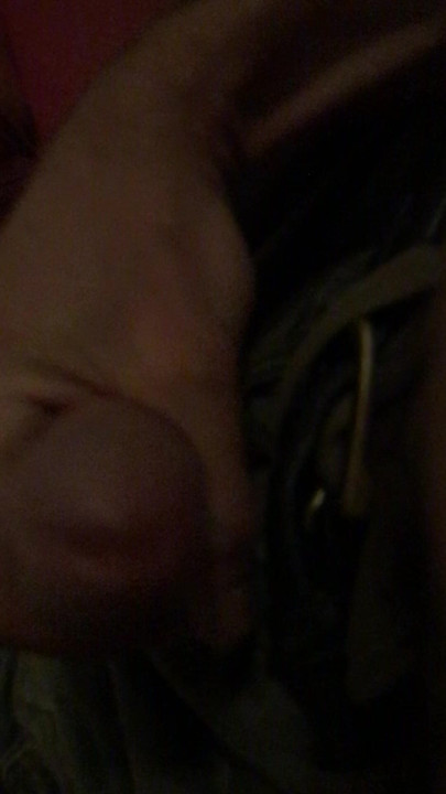 The most boring, extremely chill nut busted but lookin down the barrel.