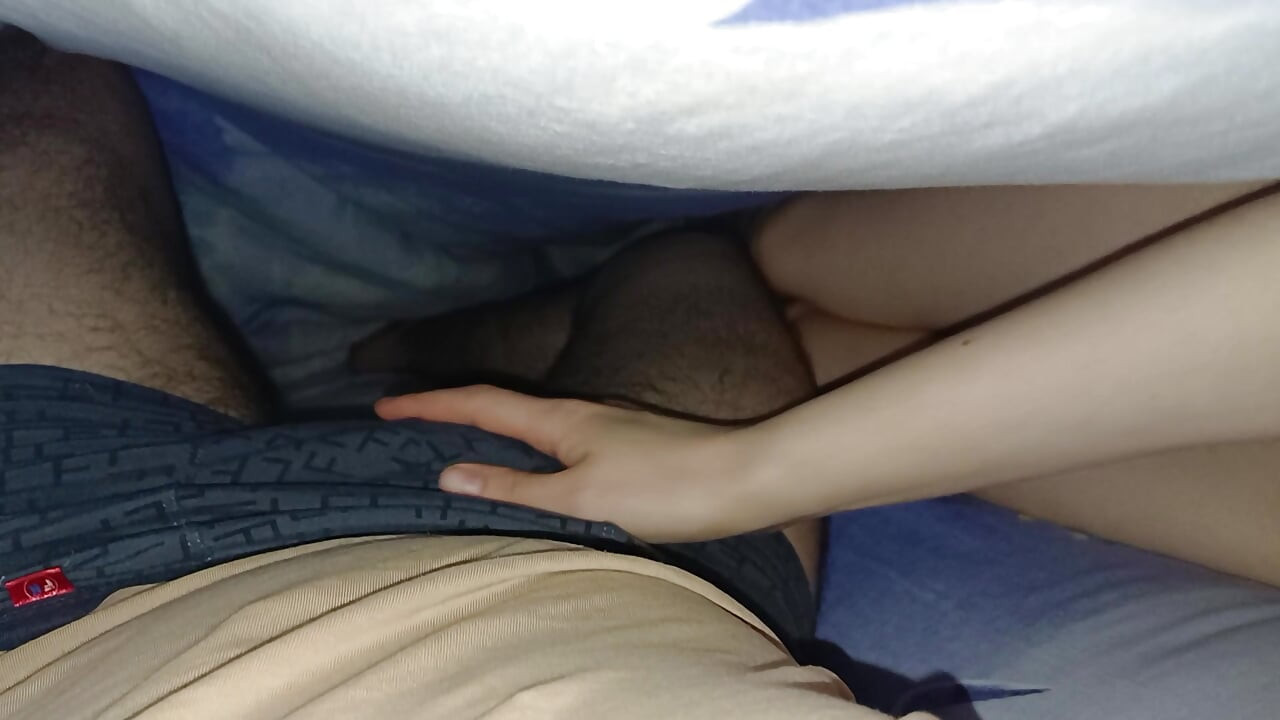 My classmate woke me up at night to jerk off my dick under the blanket.