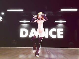 Mmd R-18 - chicas anime sexy bailando (clip 8)