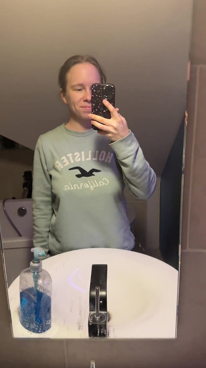 Undressed in the Bathroom