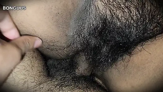 Desi Aunty sharing bed when Husband is not at home Hairy Pussy Fucking