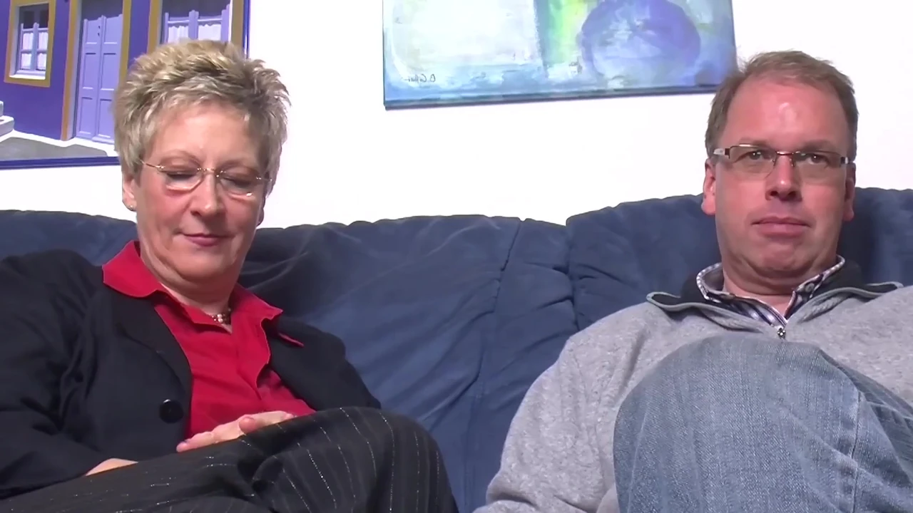 Beautiful old meat cunt of a mature gets fingered licked and fucked by perverted German couple