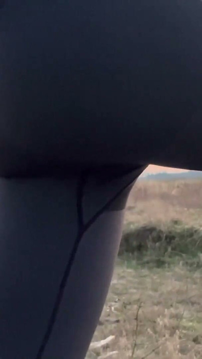 Sexy ass leggins in forest teen boy flash tease slim body | Clip 1