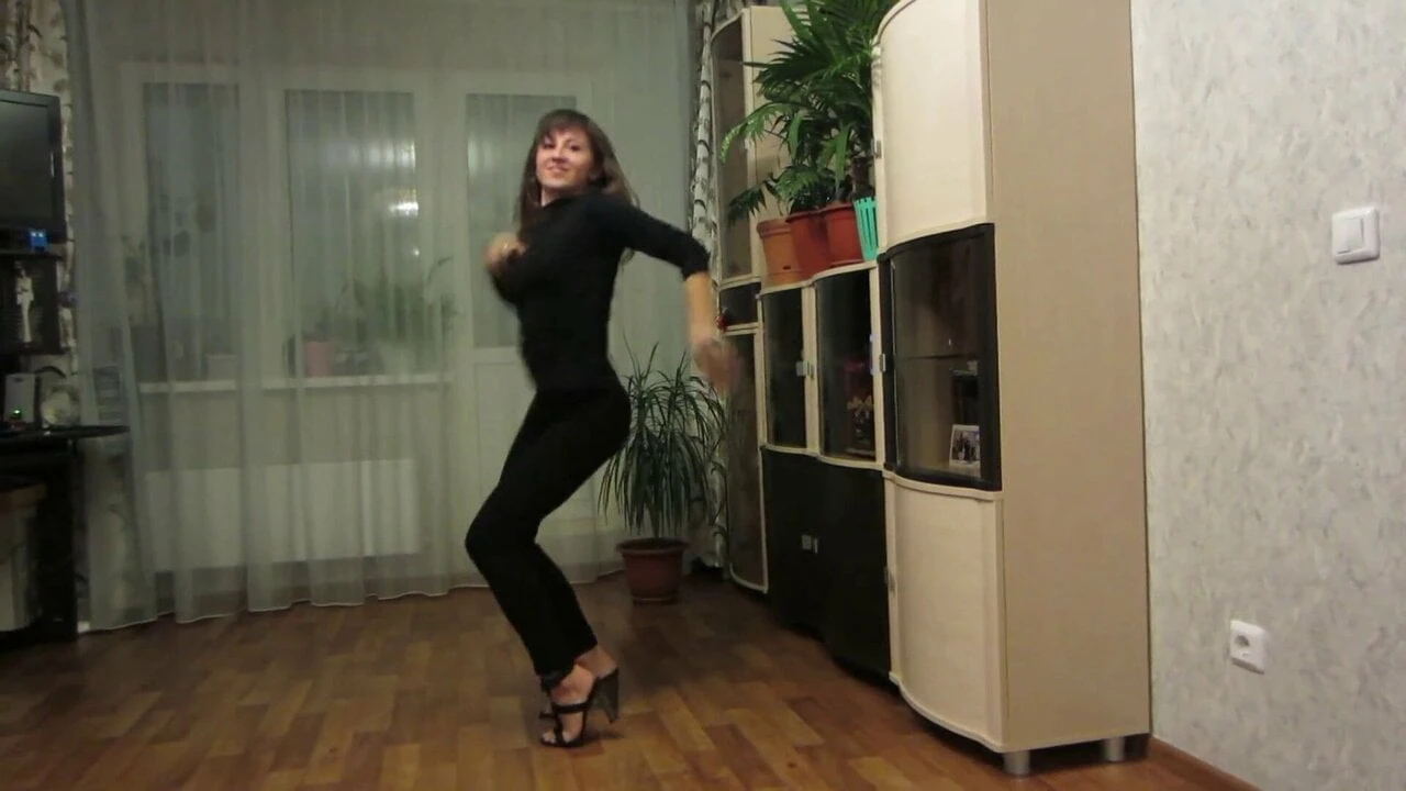 Irina dances for me