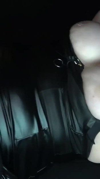 Emotional moment from "German BBW Abby Strange: Creampie Gangbang fun"