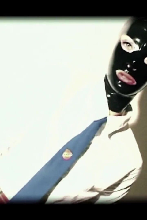 Horny bitch pissing on herself