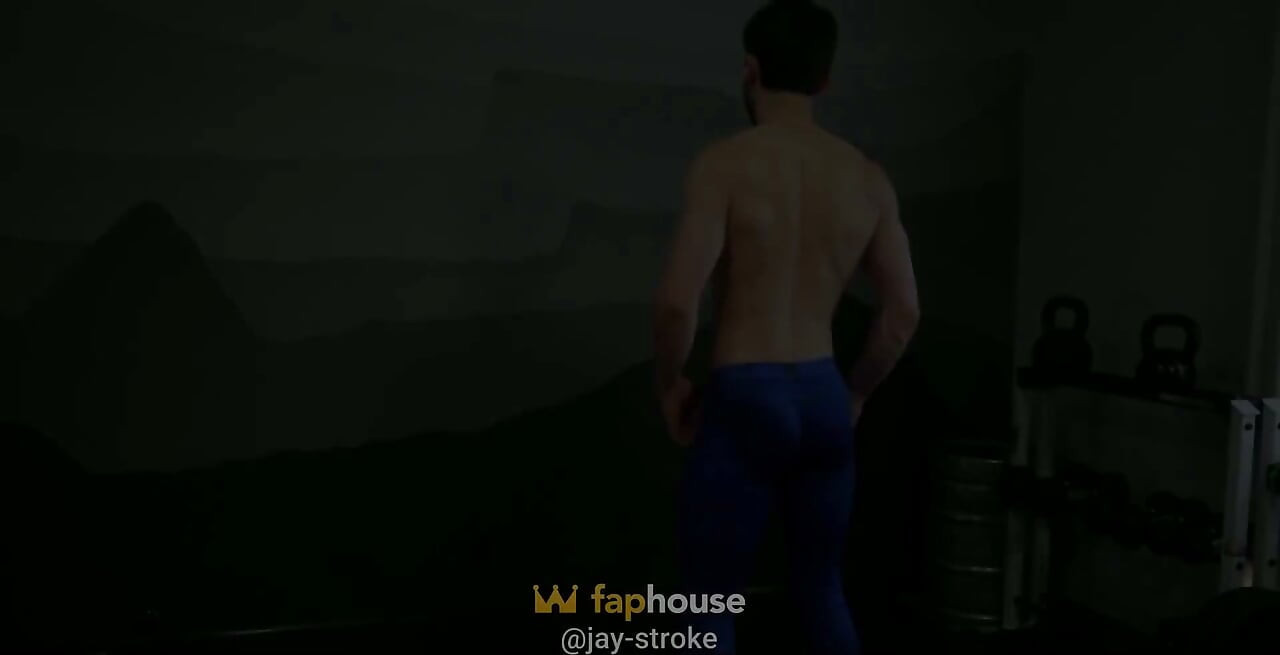 Post Workout Strip and Flex and Show off Then Get off