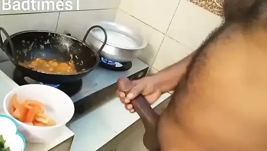 Chubby School girl gets buttfucked by Big Black Cock in kitchen room.