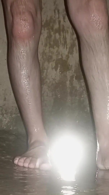 Spectacular moment from "My naked surveillance video"