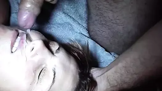 Aussie wife double facial