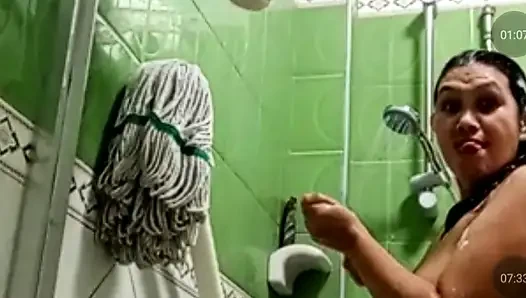 Immer baden in der morgendämmerung dieses tages